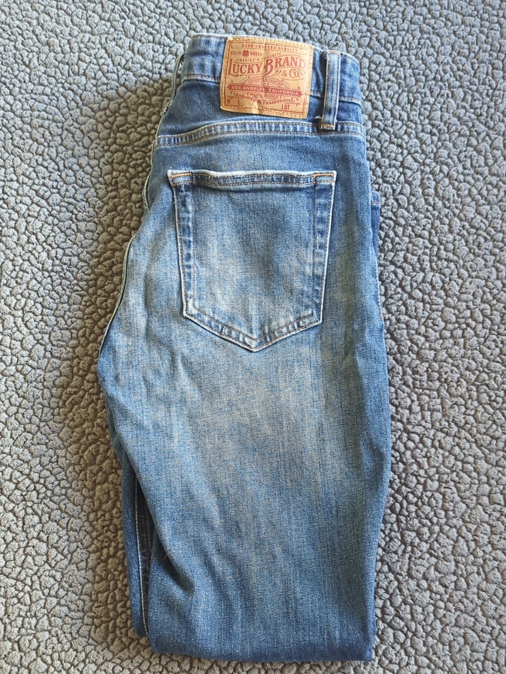 Lucky Brand Sienna Slim Boyfriend Jeans Size 0 25 Mid Rise Candiani Denim